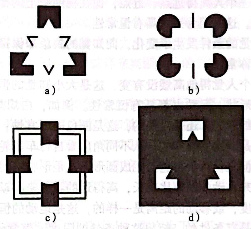 图1-11 知觉的整体性 知觉的整体性